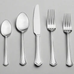 Capri Frost 53 Piece Flatware Set, Service for 8