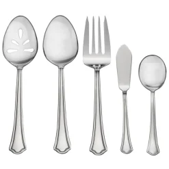 Capri Frost 53 Piece Flatware Set, Service for 8