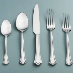 Capri Frost 20 Piece Flatware Set, Service for 4