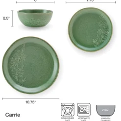 Carrie 12 Piece Dinnerware Set, Service for 4