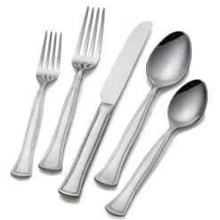 Chadwick Bead 20 Piece Flatware Set, Service for 4
