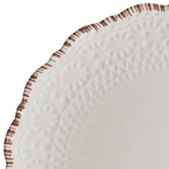 Chateau Cream 12 Piece Outdoor Melamine Dinnerware Set, Service for 4