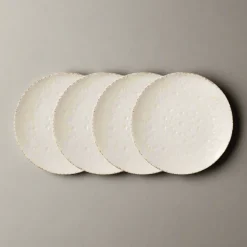 Chateau Cream Set of 4 Appetizer Plates