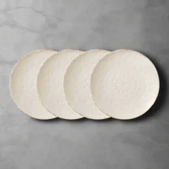 Chateau Cream Set of 4 Appetizer Plates