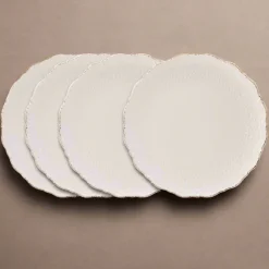 Chateau Cream Set of 4 Dinner Plates