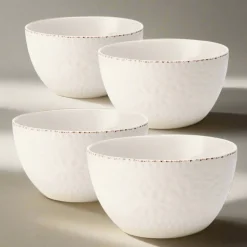 Chateau Cream Set of 4 Soup Cereal Bowls