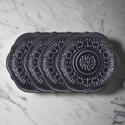 Chateau Midnight Set of 4 Salad Plates