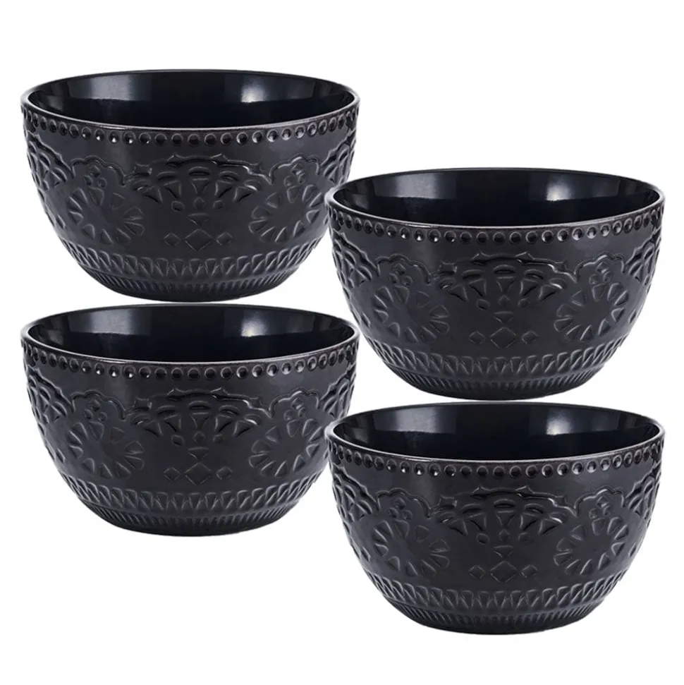Chateau Midnight Set of 4 Soup Cereal Bowls