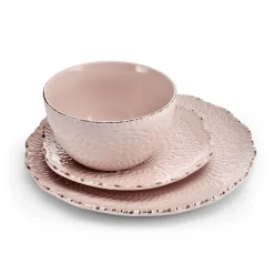 Chateau Pink 12 Piece Dinnerware Set, Service for 4