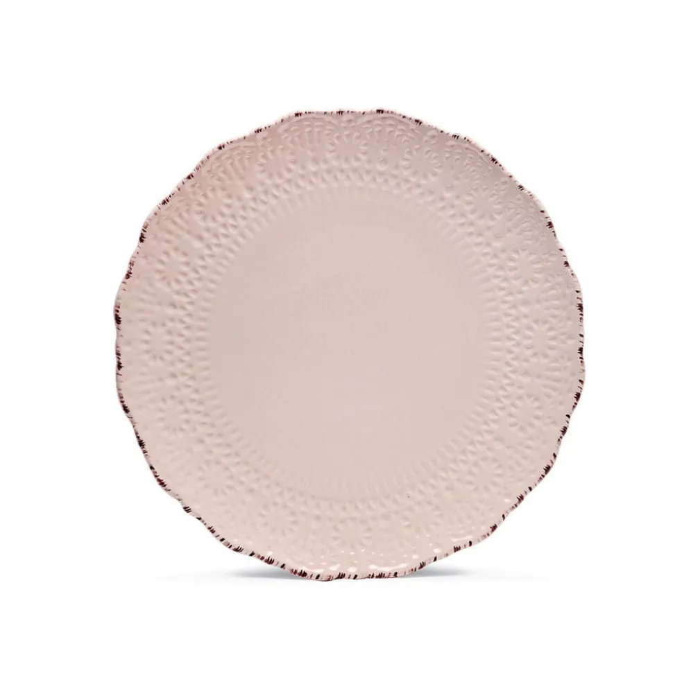 Chateau Pink Set of 4 Dinner Plates