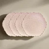Chateau Pink Set of 4 Salad Plates