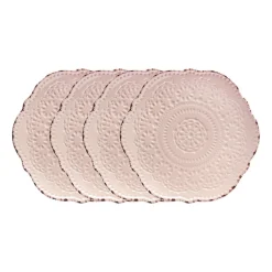 Chateau Pink Set of 4 Salad Plates