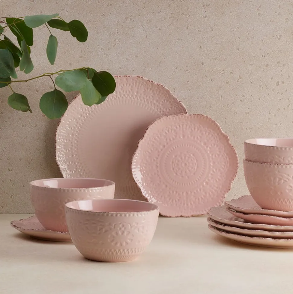 Chateau Pink Set of 4 Soup Cereal Bowls