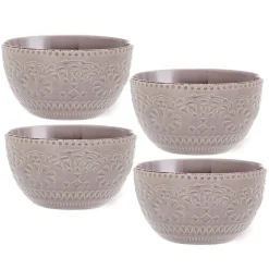 Chateau Smoke Set of 4 Soup Cereal Bowls