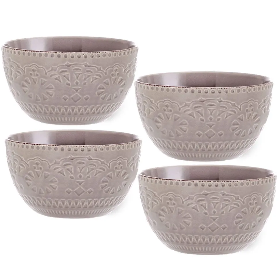 Chateau Smoke Set of 4 Soup Cereal Bowls