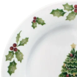 Christmas Day 24 Piece Dinnerware Set, Service for 8