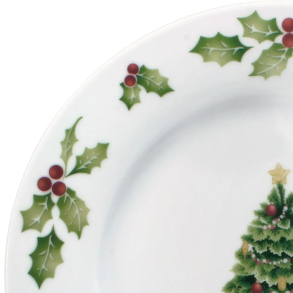 Christmas Day 24 Piece Dinnerware Set, Service for 8