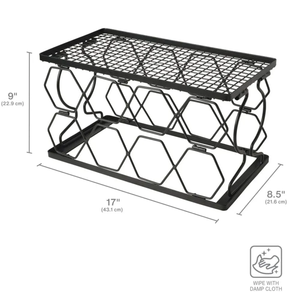 Collapsible Stackable 8 Bottle Wine Rack