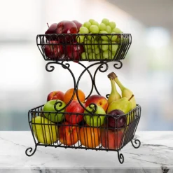 Countryside 2 Tier Fruit Storage Basket