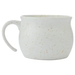 Cream Speckled Jumbo Soup Mug