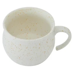 Cream Speckled Jumbo Soup Mug