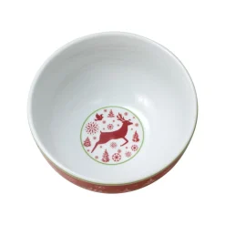 Dancing Snowflakes Set of 4 Soup Cereal Bowls