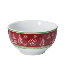 Dancing Snowflakes Set of 4 Soup Cereal Bowls