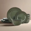 Dannie Green 12 Piece Dinnerware Set, Service for 4