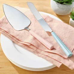 Darbie Angell Happy 2 Piece Cake Knife and Server Set