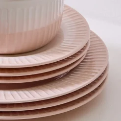 Darbie Angell Rising Up Blush 12 Piece Dinnerware Set, Service for 4