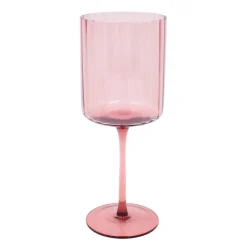 Darbie Angell Set of 4 Prismatic Lilac Wine Glasses