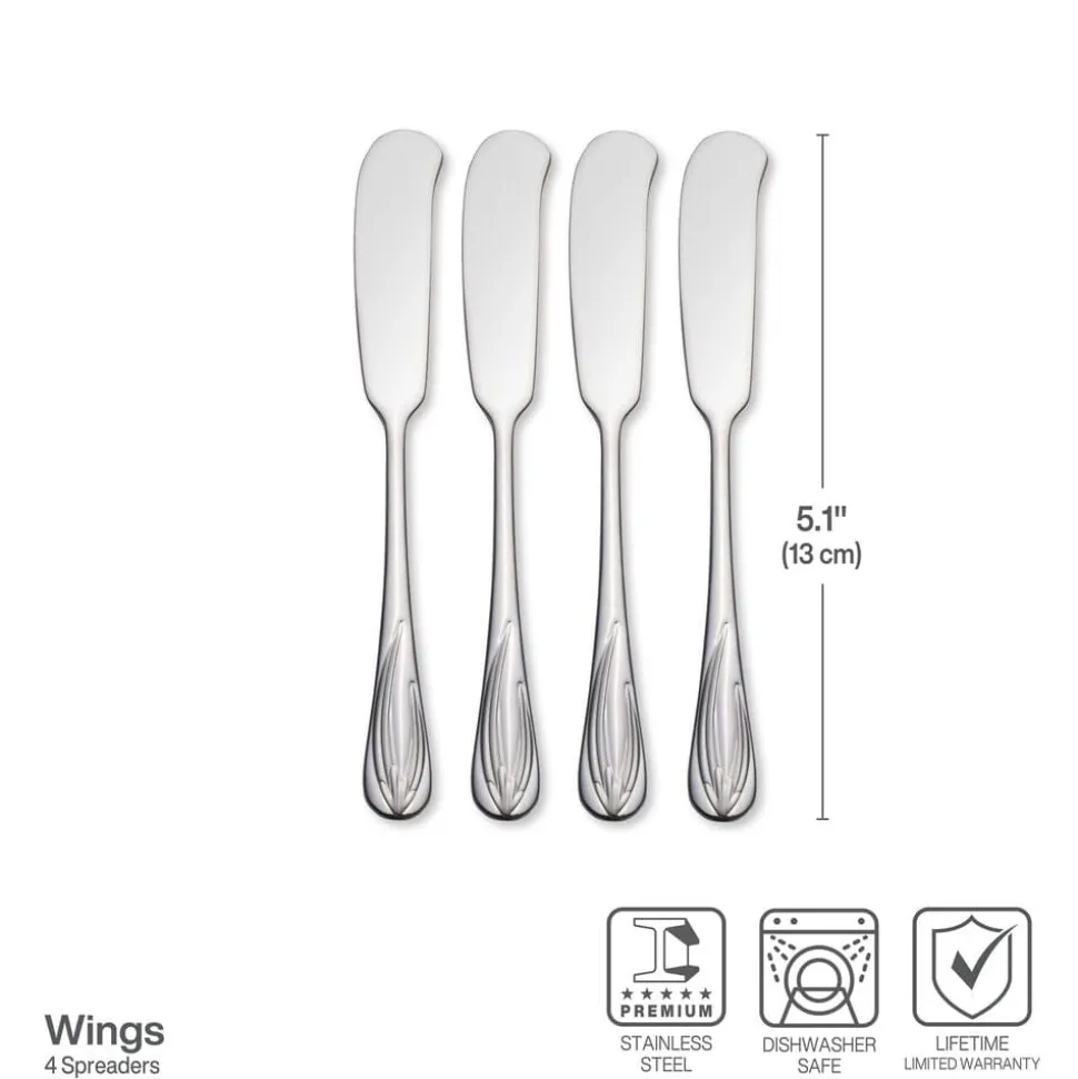 Darbie Angell Wings Set of 4 Spreaders