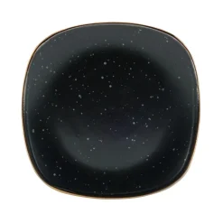 Decker Black 16 Piece Dinnerware Set, Service for 4