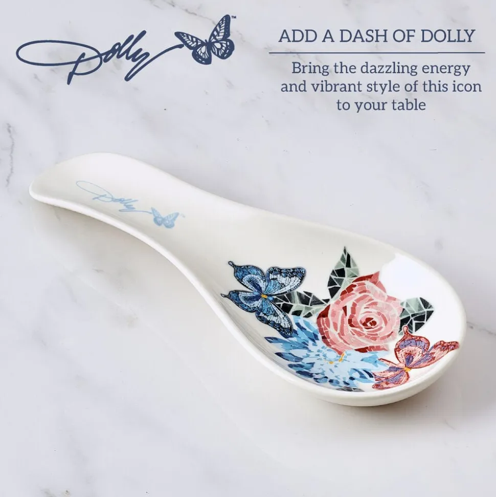 Dolly Parton Butterfly Spoon Rest