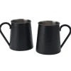 Drew and Jonathan Hammered Black Set of 2 Beer Mugs