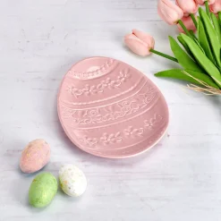 Easter Egg Pink Plate