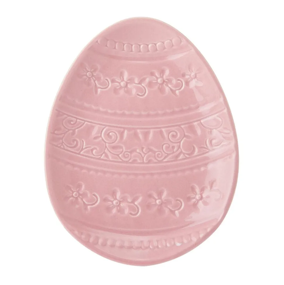 Easter Egg Pink Plate