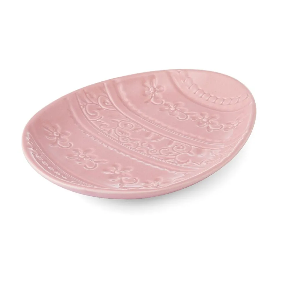 Easter Egg Pink Plate