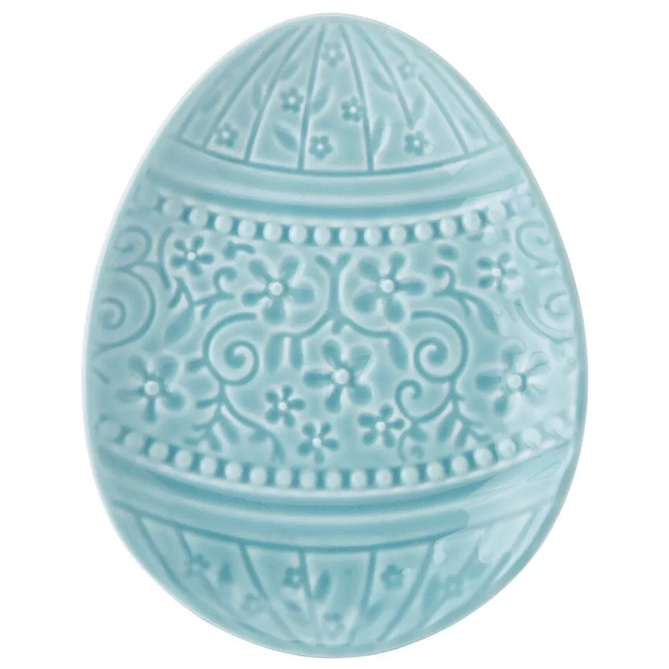 Easter Egg Teal Plate