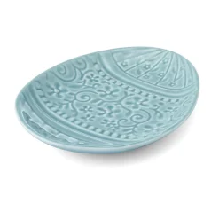 Easter Egg Teal Plate