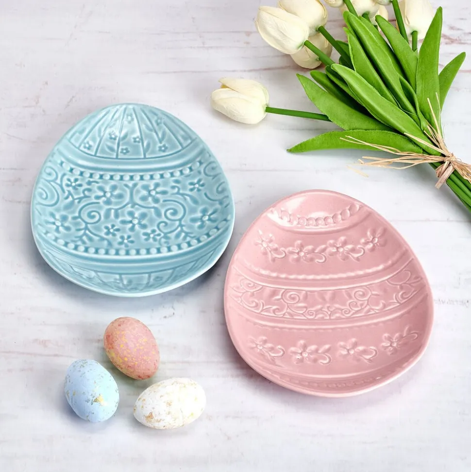 Easter Egg Teal Plate