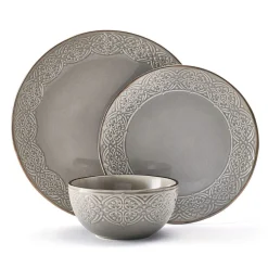 Emma 12 Piece Dinnerware Set, Service for 4