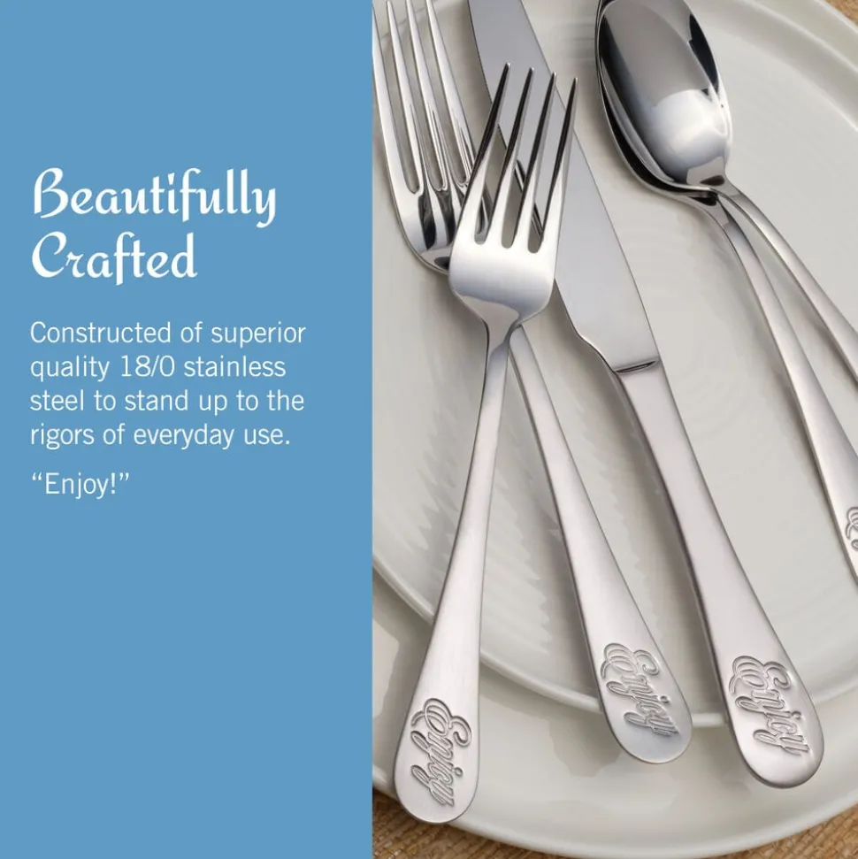 Enjoy 20 Piece Flatware Set, Service for 4