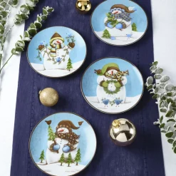 Evergreen Ernie Set of 4 Salad Plates