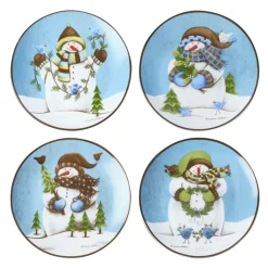 Evergreen Ernie Set of 4 Salad Plates