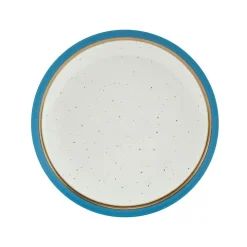 Ezra Blue 16 Piece Dinnerware Set, Service for 4
