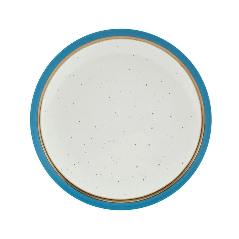 Ezra Blue 16 Piece Dinnerware Set, Service for 4