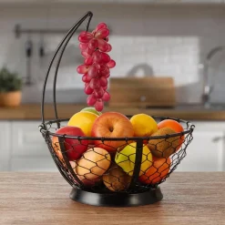 Farmers Market Fruit Basket with Banana Hanger