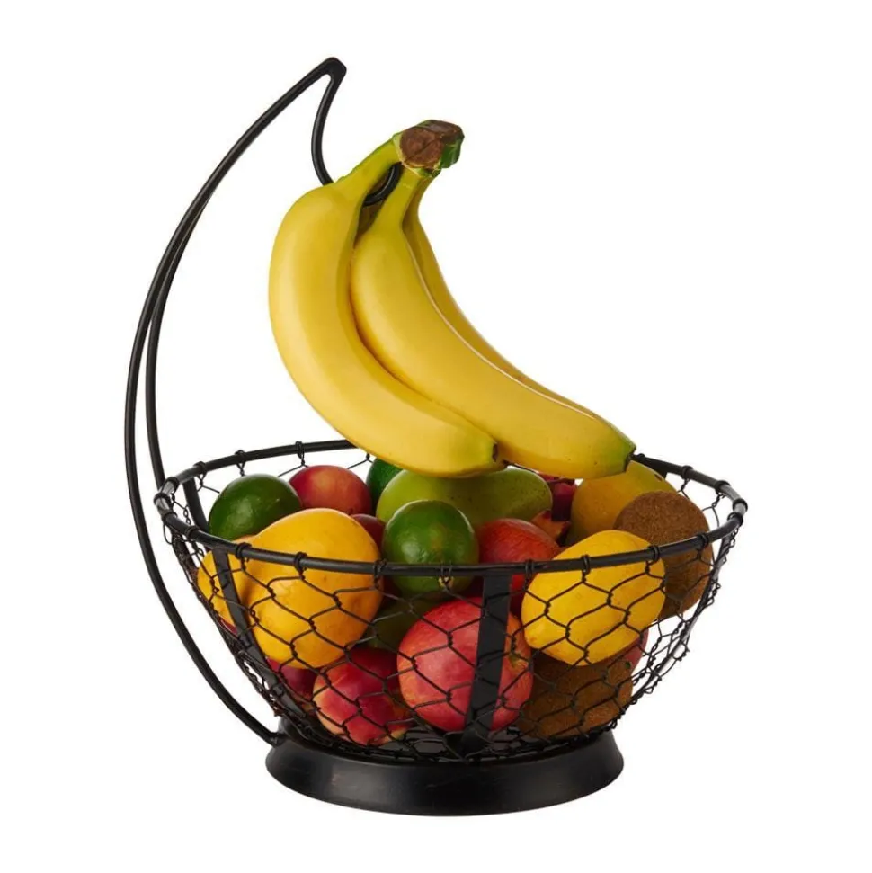 Farmers Market Fruit Basket with Banana Hanger