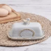 Farmhouse Hen Covered Butter Dish